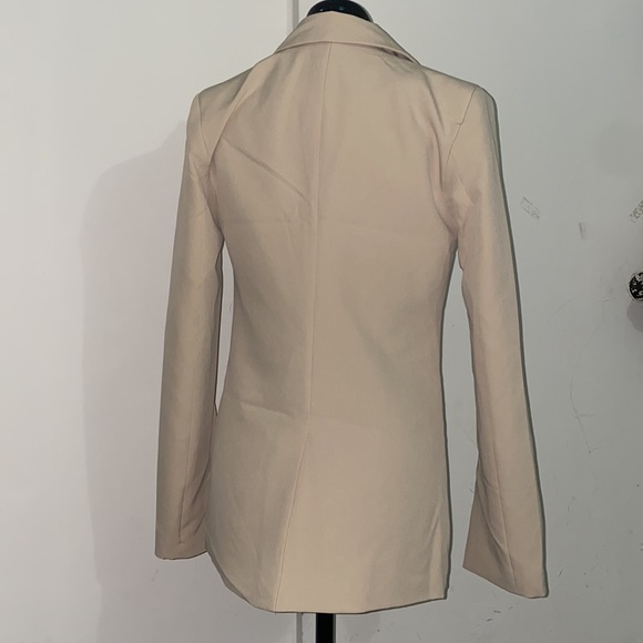 Cream split cuff blazer ASOS - Picture 5 of 6